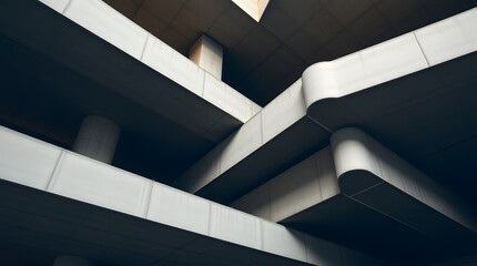 Obraz premium Abstract Brutalist Composition