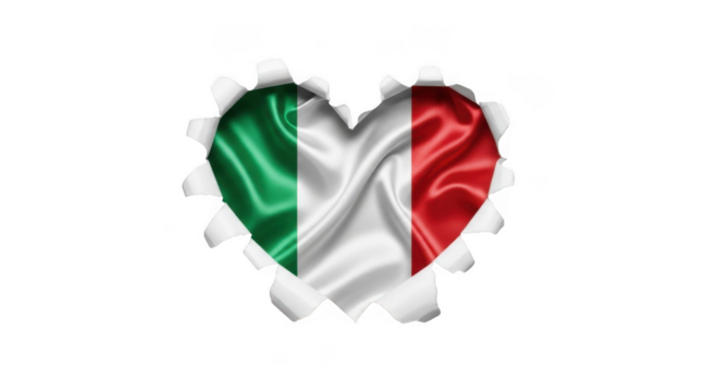 Heart isolated on transparent background - Powered by Adobe