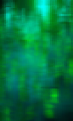 Obraz premium Dynamic Emerald Green Texture Play of Light and Shadow Abstract Design with Intricate Lines and Patterns