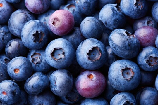 Background of ripe and sweet blueberries