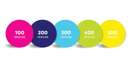 Four step template for presentation. 4 steps options, elements, infographic.