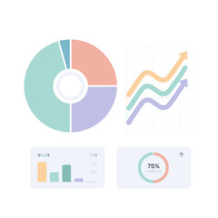 Diverse team of analysts collaborating on a digital interactive dashboard visualizing campaign effectiveness metrics with charts and graphs in a modern office environment