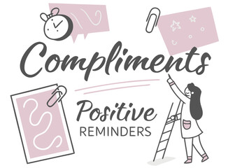 Compliments day vector illustration