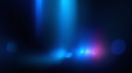 Abstract blue light effect with a blurry appearance. The light creates an atmosphere of mystery and futuristic sensation