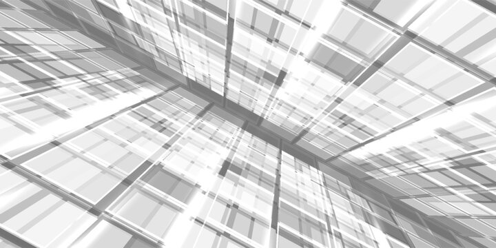 Background seamless with lines and tecnology triagle texture background. Space design concept. Decorative web layout or poster, banner. White grey background.
