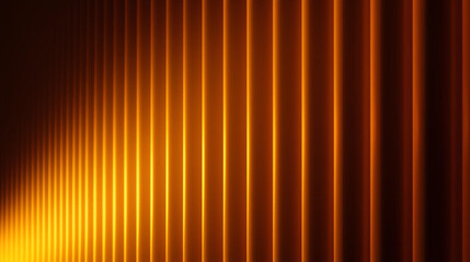 Golden Vertical Lines Gradient Abstract Background for Futuristic Design