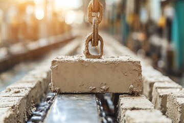 selective focus automated brick stacking machine