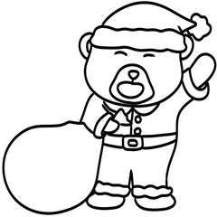Bear Santa
