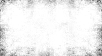 Illustration of rough textured frame with a luminous white core isolated on transparent background