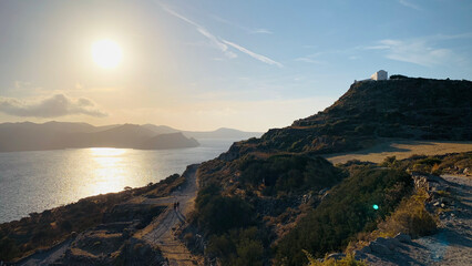 Sunset in Milos, Greece