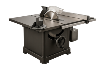 Cabinet table saw featuring a precise miter gauge, ideal for professional woodworkers.