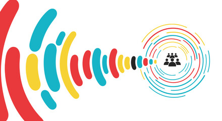 Dynamic Communication Concept with Information Flowing to a Target Audience