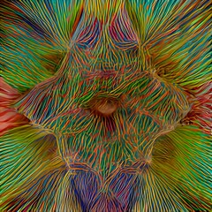 Futuristic Abstract Cosmic Web Art: 10 AI Prompts for Colorful Intersecting Line Circle Designs