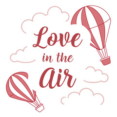 Love in the air with hot air balloons