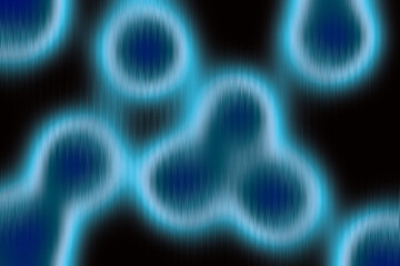 Seamless Abstract Blue Cyan Glowing Background Pattern Modern Futuristic Digital Technology Design Dynamic Vertical Streaks & Light Effect