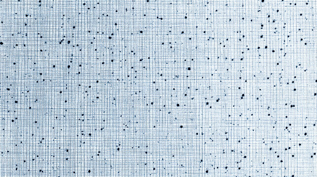 Abstract and textured backdrop of random dots scattered across a subtly woven surface. The monochromatic design evokes a sense of modern simplicity