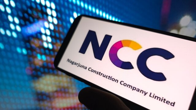 Konskie, Poland - November 09, 2025: NCC Limited company logo displayed on mobile phone