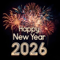 happy new year 2026 fireworks