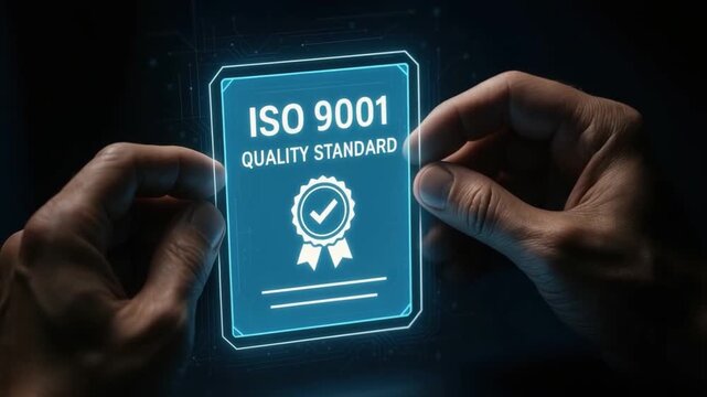 ISO 9001 Certification Commitment to Quality Management, Continuous Improvement, and Digital Standards for Enhanced Management and Quality Improvement