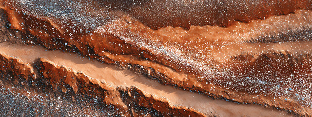 Rust & Glitter Desert