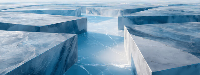 Icy Vein Marble Field
