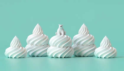 カわいいシロクマ