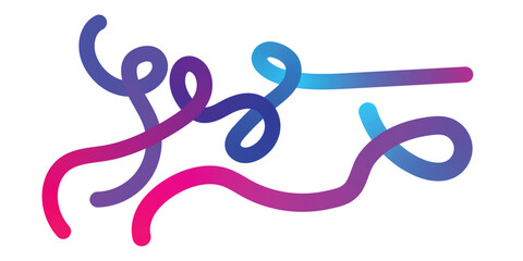 Vibrant gradient brush strokes create a dynamic and artistic design