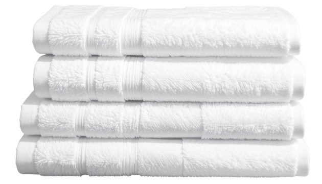 Soft folded bath towel placed neatly on a clean bathroom surface, showcasing texture and fabric detail. Minimal, warm lighting provides a calm, spa-like mood. Suitable for home decor, hygiene, and pro