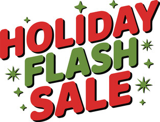 Fototapeta premium Holiday flash sale event promotion advertising season shopping discount offer
