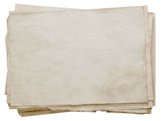 Vintage Blank Paper Stacks for Creativity