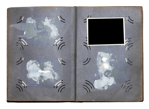 Abstract Art of Open Book Pages