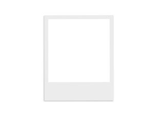 Blank polaroid card vector file PNG overlay background