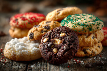 Assorted Cookie Closeup