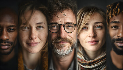 Group of neurodivergent people ask for rights. Diversity: behavioral, emotional and psychological. Emotional Self Care abstract concept to avoid mental disorder. World mental health day. 8 persons.