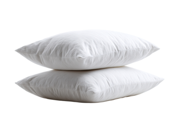 Two white pillows stacked (1)