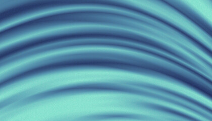 Dynamic blue and teal abstract background with smooth, flowing waves and subtle grainy texture