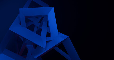abstract 3d wire frame wallpaper