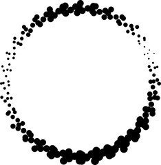 Star shape halftone dots set