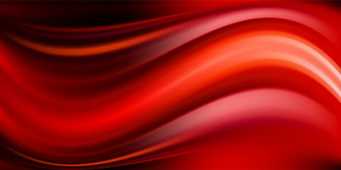 3d rendering of red abstract glass background