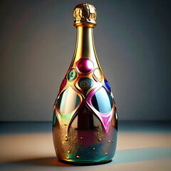 Three-dimensional-creative-shiny-hand-painted