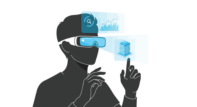 Virtual Reality Headset clip art preview