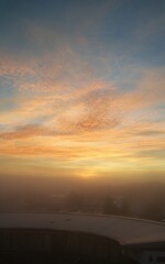 Fototapeta premium Sun Dawn, Sun Rise With Vibrant Coulours