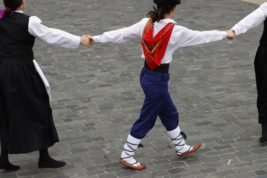 Basque folk dance performance