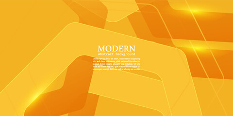 Abstract gradient orange and yellow circles geometric shape background. Modern simple overlapping circle shape creative design. Elegant gradient geometry element with. simple design, web