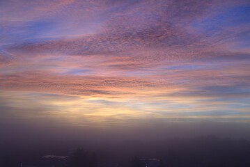 Sun Dawn, Sun Rise With Vibrant Coulours