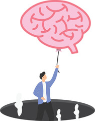 The image may also symbolize a person reaching a goal or dream that others aspire to, emphasizing motivation and career development.

