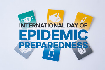 Promote International Day of Epidemic Preparedness with awareness about public health and global safety, highlighting prevention and vaccination efforts