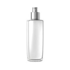 Cosmetic Bottle Mockup on White Background Isolated - Professional Product Packaging Display Design