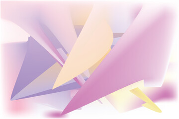 Geometric Pastel Dreamscape