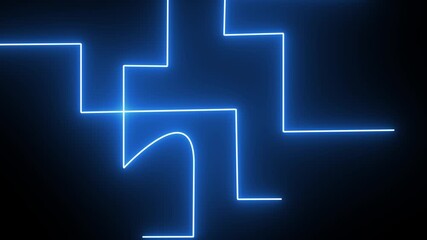 Blue arrow technology background with abstract medical pulse graph and digital finance data chart illustration - Powered by Adobe